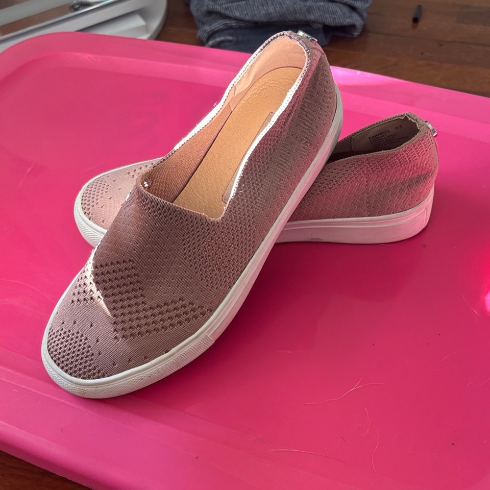 Steve Madden Pink Slip-On Sneakers